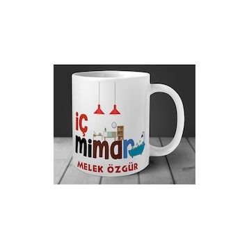 Kişiye Özel Mimar Beyaz Kupa
