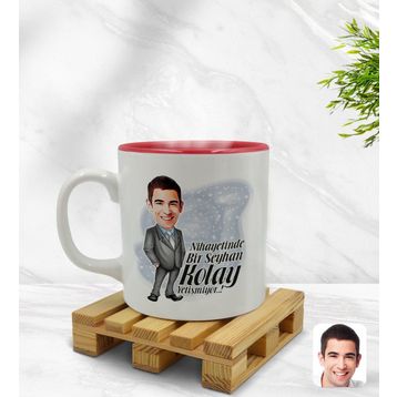 Kişiye Özel Nihayetinde Karikatürlü Kupa Bardak