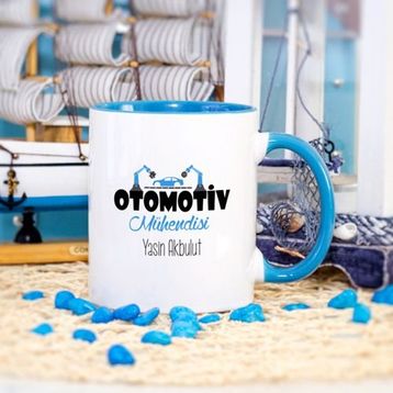 Kişiye Özel Otomotiv Mühendisi Kupa Bardak