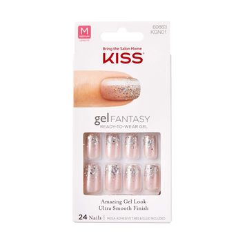 Kiss Gel Fantasy Nude Yapıştırıcılı Takma Tırnak