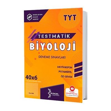 Kitap 2021 TYT Testmatik Biyoloji Deneme Sınavları-Bilinçsel Yayınları