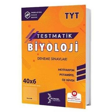 Kitap 2021 TYT Testmatik Biyoloji Deneme Sınavları-Bilinçsel Yayınları