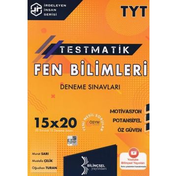 Kitap 2021 TYT Testmatik Fen Bilimleri Deneme Sınavları-Bilinçsel Yayınları