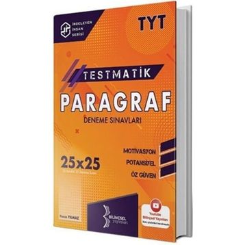 Kitap 2021 TYT Testmatik Paragraf Deneme Sınavları-Bilinçsel Yayınları