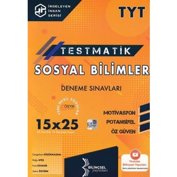 Kitap 2021 TYT Testmatik Sosyal Bilimler Deneme Sınavları-Bilinçsel Yayınları