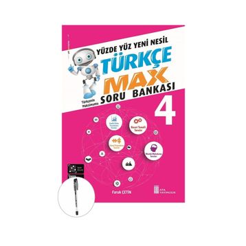 Kitap 4. Sınıf Türkçe Max Soru Bankası