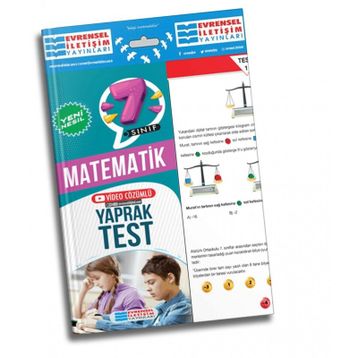 Kitap 7. Sınıf Matematik Yeni Nesil Video Çözümlü Yaprak Test-Evrensel İletişim Yayınları