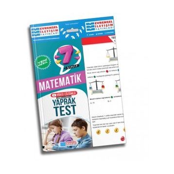 Kitap 7. Sınıf Matematik Yeni Nesil Video Çözümlü Yaprak Test-Evrensel İletişim Yayınları