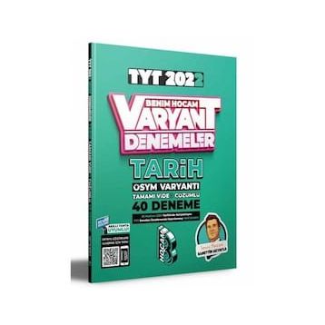 Kitap Benim Hocam Yayınları 2022 TYT Tarih Tamamı Video Çözümlü 40 Deneme Sınavı