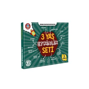 Kitap Çocuk Akademi Bilişsel İşlevleri Destekleyen 3 Yaş Etkinlik Seti