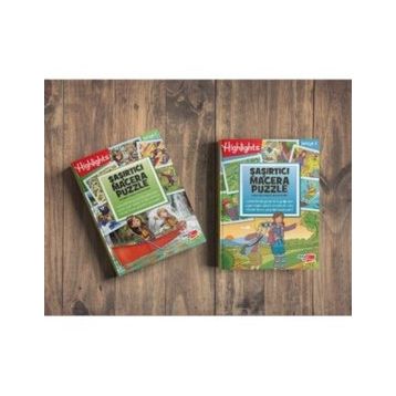 Kitap Dikkat Atölyesi 2'li Set Highlights Şaşırtıcı Macera Puzzle
