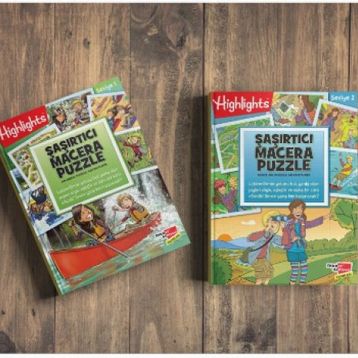 Kitap Dikkat Atölyesi 2'li Set Highlights Şaşırtıcı Macera Puzzle