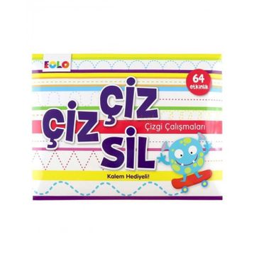 Kitap Eolo Çiz Çiz Sil Çizgi Çalışmaları