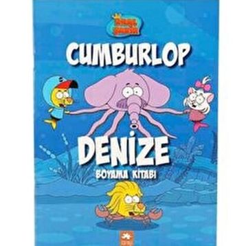 Kitap Kral Şakir Cumburlop Denize Boyama Kitabı