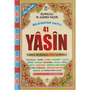 Kitap Merve Yayınları Bilgisayar Hatlı 41 Yasin