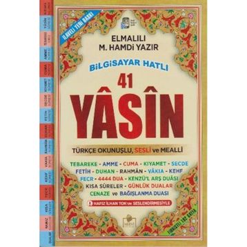Kitap Merve Yayınları Bilgisayar Hatlı 41 Yasin