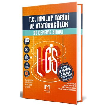 Kitap Mozaik Yayınları 8.Sınıf LGS T.C. İnkılap Tarihi ve Atatürkçülük 20 Deneme