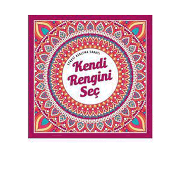 Kitap Nesil Yayınları Kendi Rengini Seç Stresi Azaltma Sanatı Boyama Kitabı