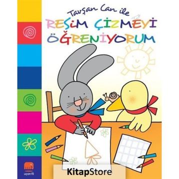 Kitap Tavşan Can ile Resim Çizmeyi Öğreniyorum Uçan Fil Yayınları