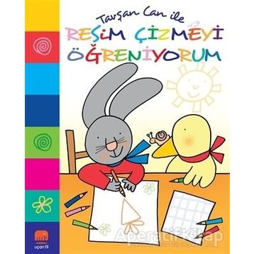 Kitap Tavşan Can ile Resim Çizmeyi Öğreniyorum Uçan Fil Yayınları