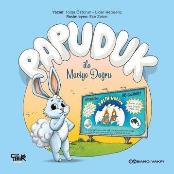 Kitap Tekir Kitap Papuduk ile Maviye Doğru