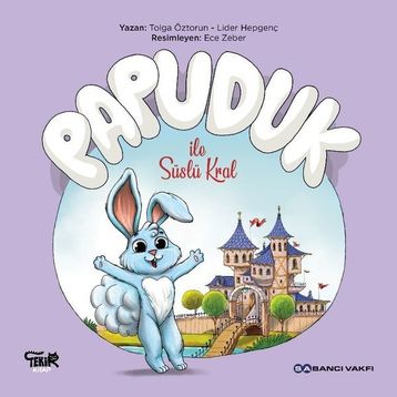 Kitap Tekir Kitap Papuduk ile Süslü Kral