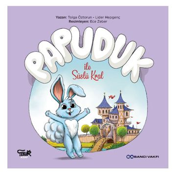 Kitap Tekir Kitap Papuduk ile Süslü Kral