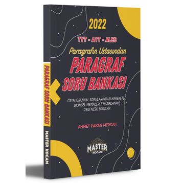 Kitap Tyt Ayt Ales Paragrafın Ustasından Paragraf Master Hocam Soru Bankası