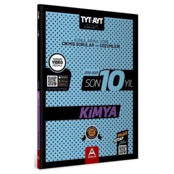Kitap Tyt Ayt Kimya Son 10 Yıl Soru ve Çözümleri