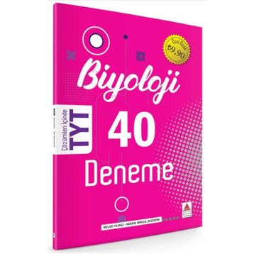 Kitap TYT Biyoloji 40 Deneme Yeni-Delta Kültür Yayınevi