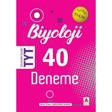 Kitap TYT Biyoloji 40 Deneme Yeni-Delta Kültür Yayınevi