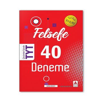 Kitap TYT Felsefe 40 Deneme Yeni-Delta Kültür Yayınevi