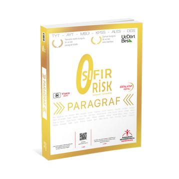 Kitap Üç Dört Beş TYT Paragraf Sıfır Risk Soru Bankası
