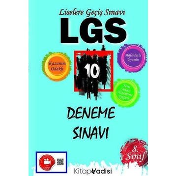 Kitap Vadisi Yayınları Kitap Vadisi LGS 10 Deneme Sınavı