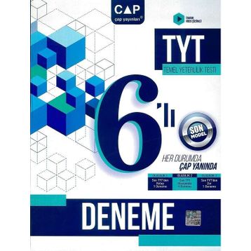 Kitap Yayın Denizi Yayınları 2022 Tyt Pro 6'lı Deneme