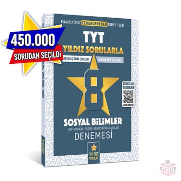 Kitap Yıldız Sorular TYT Sosyal Bilimler 8 Deneme