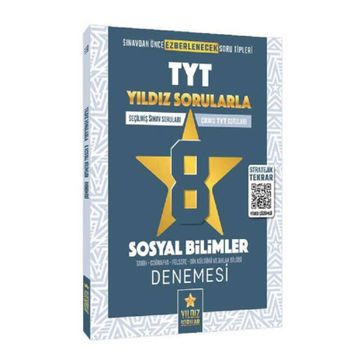 Kitap Yıldız Sorular TYT Sosyal Bilimler 8 Deneme
