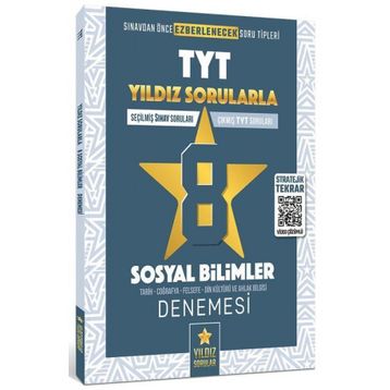 Kitap Yıldız Sorular TYT Sosyal Bilimler 8 Deneme