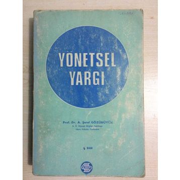 Kitap Yönetsel Yargı