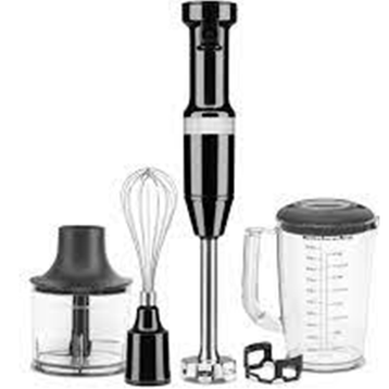 KitchenAid 5KHBV83EOB Onyx Black El Blender Seti