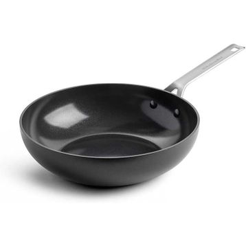 Kitchenaid Alu Magn Mat Siyah 28 cm Wok Tava