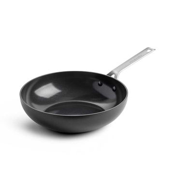 Kitchenaid Alu Magn Mat Siyah 28 cm Wok Tava