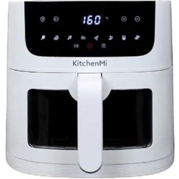 KitchenMi Airfryer 6 lt Beyaz Fritöz