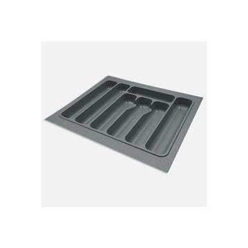 Kitchenox 55x49 cm Gri ABS Plastik 7 Bölmeli Çekmece İçi Kaşıklık