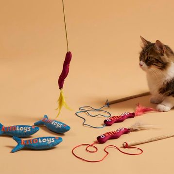 Kito Toys Balık Peluş Kedi Oyuncağı