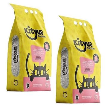 Kityus Bebek Pudralı Bentonit 2x10 lt Kedi Kumu