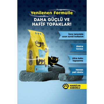 Kityus Marsilya Sabunlu 10 lt Kedi Kumu