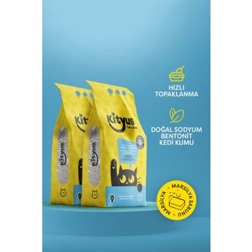 Kityus Marsilya Sabunlu 2x10 lt Kedi Kumu