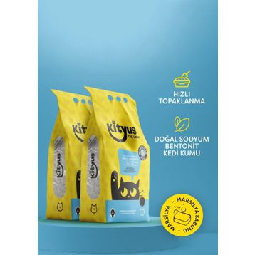 Kityus Marsilya Sabunlu 2x10 lt Kedi Kumu