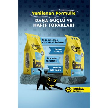 Kityus Marsilya Sabunlu 2x5 lt Kedi Kumu